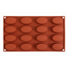 16 Oval Silicone Mould - GN 1/3 - Pavoni