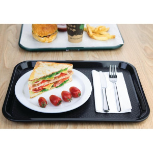 Plateau self-service 305 x 415mm zwart - Olympia KRISTALLON - Fourniresto