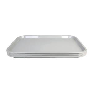 Plateau self-service 305 x 415mm gris - Olympia KRISTALLON - Fourniresto