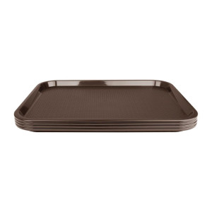 Plateau self-service 305 x 415mm bruin - Olympia KRISTALLON - Fourniresto