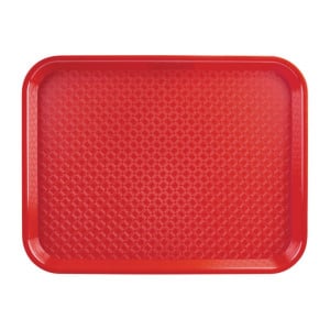 Plateau Self-Service Rood 450 X 350mm - Olympia KRISTALLON - Fourniresto