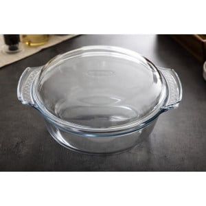 Ronde glazen braadpan - 3,75L - Pyrex