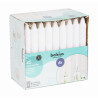 Bougies bistro 177mm blanches - FourniResto - Fourniresto