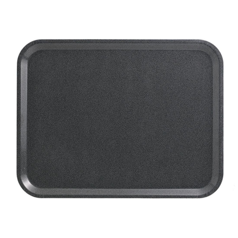 Smooth Laminate Capri Anthracite Tray 460mm - Cambro - Fourniresto