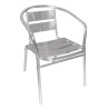 Stapelbare aluminiumstoelen - Set van 4 - Bolero - Fourniresto