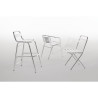 Stapelbare aluminiumstoelen - Set van 4 - Bolero - Fourniresto