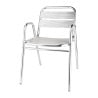 Fauteuils empilables Alu - Lot de 4 - Bolero - Fourniresto