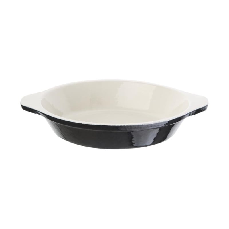 Ovenschaal Rond Zwart - 400ml - Vogue