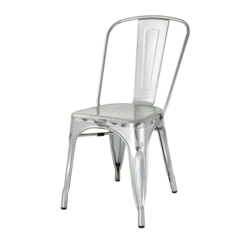 Bistro Steel Chairs - Set of 4 - Bolero Bistro Steel Chairs - Set of 4 - Bolero