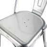 Chaises Bistro en Acier -  Lot de 4 - Bolero