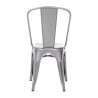 Stoelen in Metallic Grijs Staal - Set van 4 - Bolero
