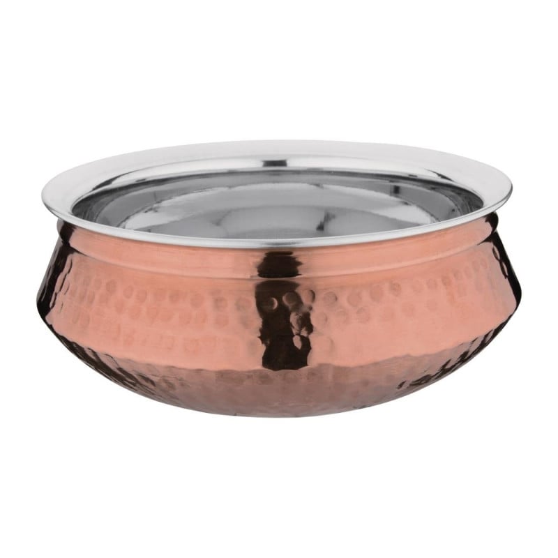 Copper Handi Dish Ø 200 mm Olympia - Double-walled thermal insulation