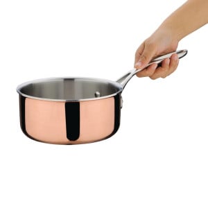 Triple Wall Copper Induction Casserole - Ø160 mm Vogue