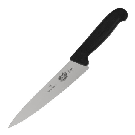 Gekarteld koksmes 190 mm Victorinox: Kwaliteit en precisie