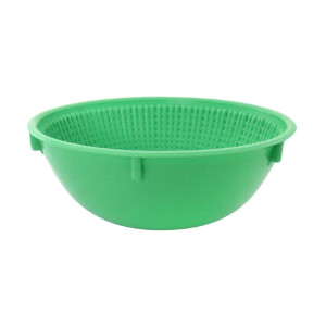 Round Green Fermentation Basket - 500g Schneider: Perfect homemade or bakery bread!