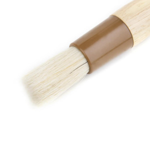 Round Vogue 25mm Durable Wooden Pastry Brush