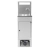 Mobile Vogue 12.5 L stainless steel hand wash basin - Hygiene and practicality