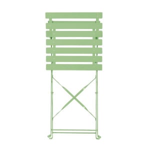 Light Green Steel Folding Chairs - Comfort and Durability