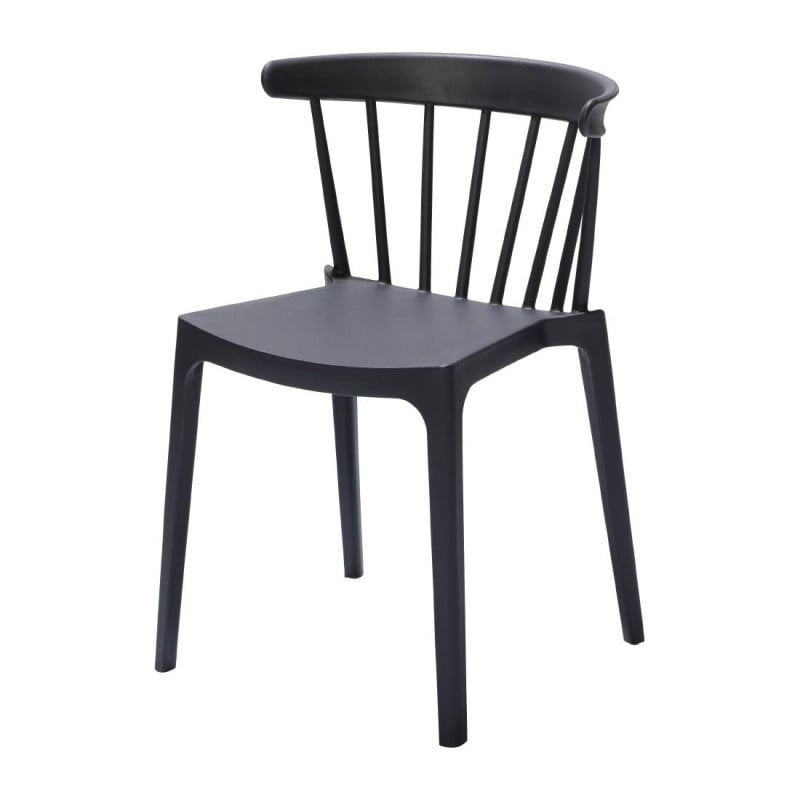 Polypropyleen Stoelen Antraciet - Set van 4: Elegant design en duurzaam comfort Polypropyleen Stoelen Antraciet - Set van 4: Elegant design en duurzaam comfort