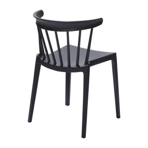 Anthrazit Polypropylen Stühle - 4er Set: Elegantes Design und dauerhafter Komfort