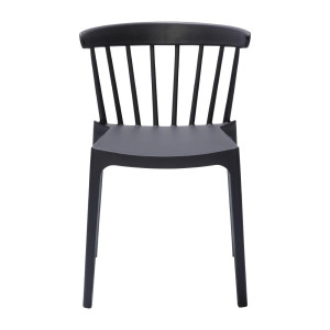 Polypropyleen Stoelen Antraciet - Set van 4: Elegant design en duurzaam comfort