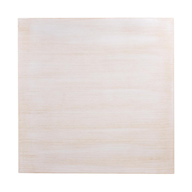 Square Table Top Pre-drilled Vintage White 700 mm Bolero - High-quality Wicker Wood Square Table Top Pre-drilled Vintage White 700 mm Bolero - High-quality Wicker Wood