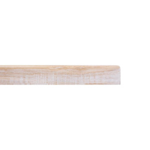 Quadratisches Tischplatte Vintage Weiß 700 mm Bolero - Hochwertiges Weidenholz