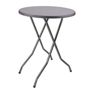 Opvouwbare ronde hoge tafel 85cm design en robuust