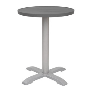 Ronde tafelblad van donkergrijs aluminium 580 mm Bolero - Moderne stijl & duurzaamheid