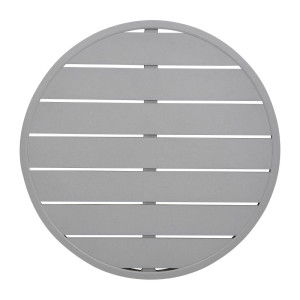 Ronde Tafelblad Aluminium Lichtgrijs 580mm Bolero - Moderne Stijl