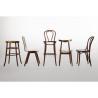 Bistrostoelen Gebogen Hout Noten Afwerking. Charme en Comfort voor Uw Restaurant.