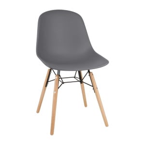 Dark Gray Arlo Chair - Set of 2 Bolero: Comfort, robustness, and elegance
