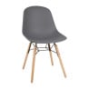 Dark Gray Arlo Chair - Set of 2 Bolero: Comfort, robustness, and elegance