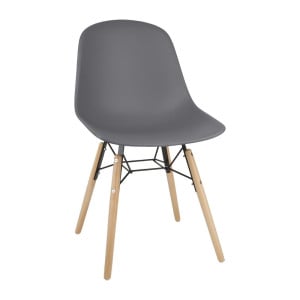 Donkergrijze Arlo Stoel - Set van 2 Bolero: Comfort, robuustheid en elegantie