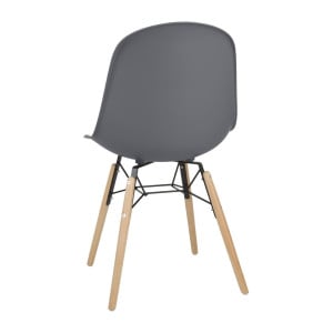 Dark Gray Arlo Chair - Set of 2 Bolero: Comfort, robustness, and elegance