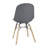 Dark Gray Arlo Chair - Set of 2 Bolero: Comfort, robustness, and elegance