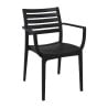 Schwarze Sessel Artemis Siesta - Modernes Design und Haltbarkeit
