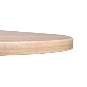 Ronde Tafelblad Natuurlijk Hout 600 mm Bolero DY738 - Essentieel voor professionele keukens