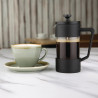 Zwarte Cafetière met Piston 3 Kopjes Olympia - Bereid een smakelijke koffie