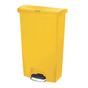 Grote Gele Voetpedaalemmer 68 L Rubbermaid: Onberispelijke hygiëne en professionele functionaliteit