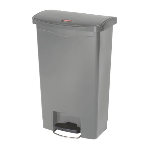 Grijze Voetpedaalemmer 50L - Hygiënisch & Praktisch | Rubbermaid