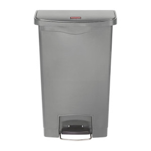 Grijze Voetpedaalemmer 50L - Hygiënisch & Praktisch | Rubbermaid