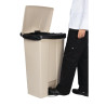 Beige Pedaalemmer 87L Rubbermaid Step-On: Duurzaamheid en Hygiëne