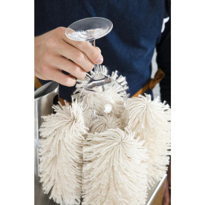 Buffalo Professionele Glazenpolijstmachine in Roestvrij Staal