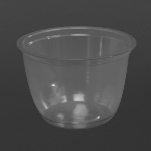 Pots Transparents PET Recyclables 227 ml - Mettez en valeur vos créations culinaires!