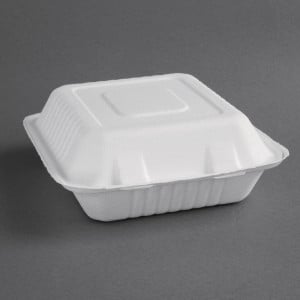Composteerbare bagasse dozen 223mm - Set van 200, milieuvriendelijk