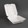 Compostable Bagasse Boxes 223mm - Pack of 200, eco-friendly