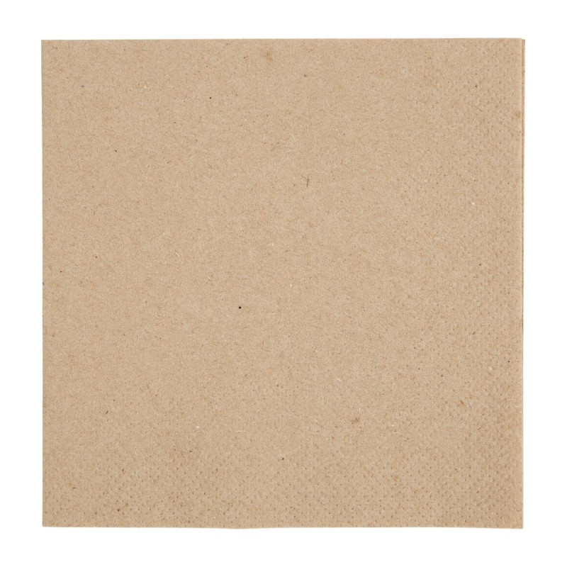 Cocktail Napkins 2 Ply Kraft - Pack of 4000, Eco-Friendly Quality