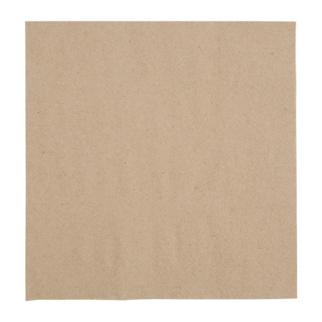 Serviettes Snacking Recyclées 2 Plis 330 mm Kraft - Lot de 2000