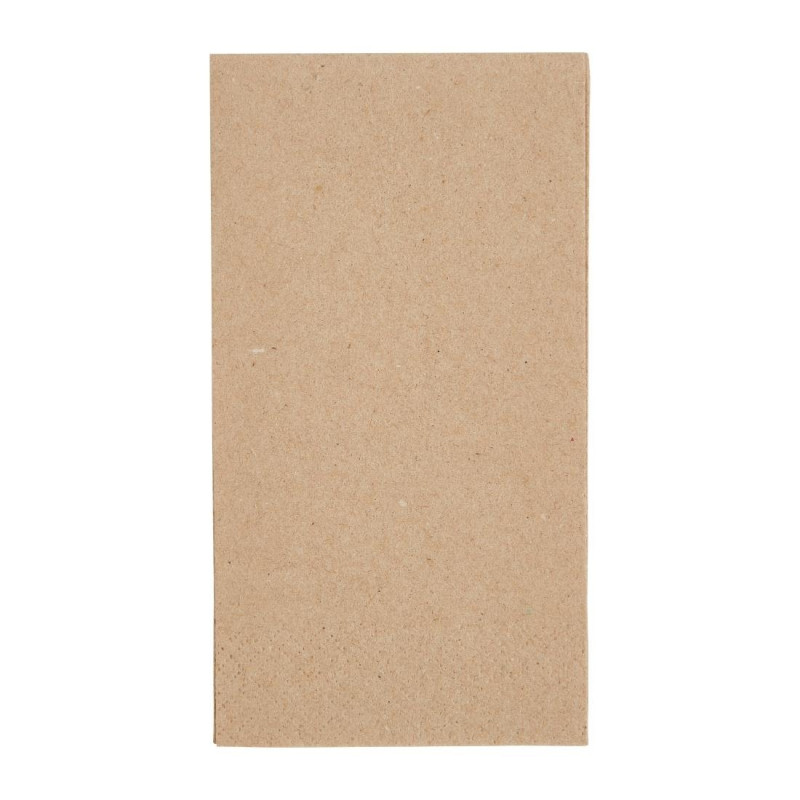 Serviettes Snacking Recyclées 2 Plis 330mm Blanches - Lot de 2000